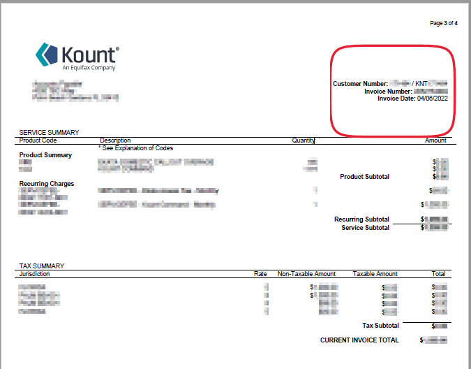 Kount Invoice Comparison – Kount