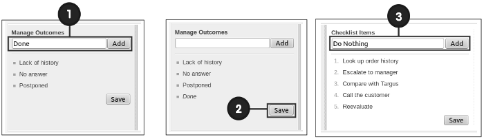Help Checklist